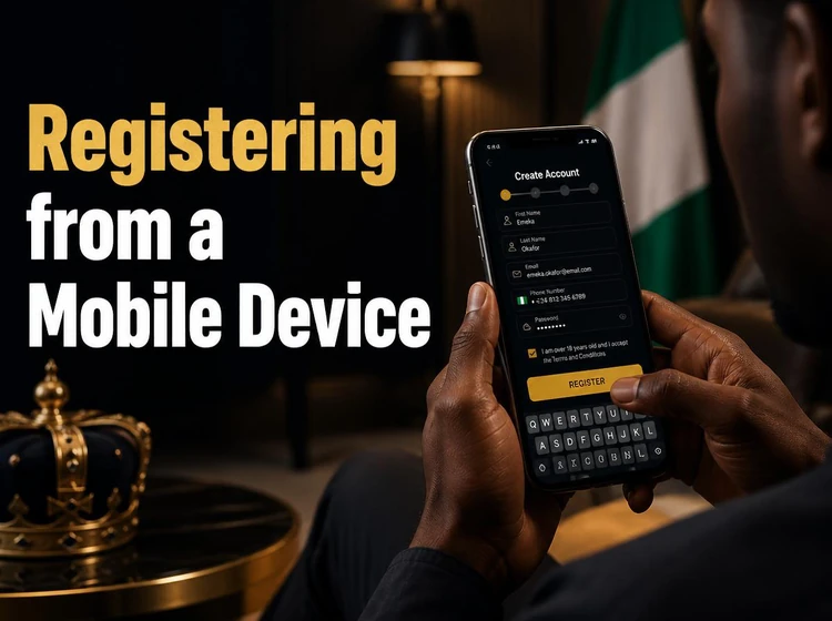 Registering from a Mobile Device